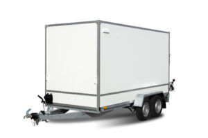 yfirbyggð kerra – fc undirfelgju hjól (underfloor wheels, tvöföld afturhurð)